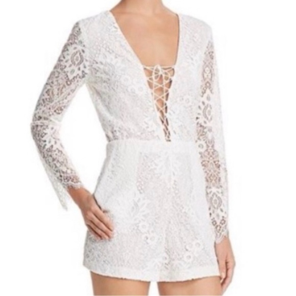 Alice + Olivia Lace Romper